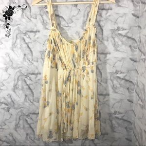Free People Flowy Floral Tank